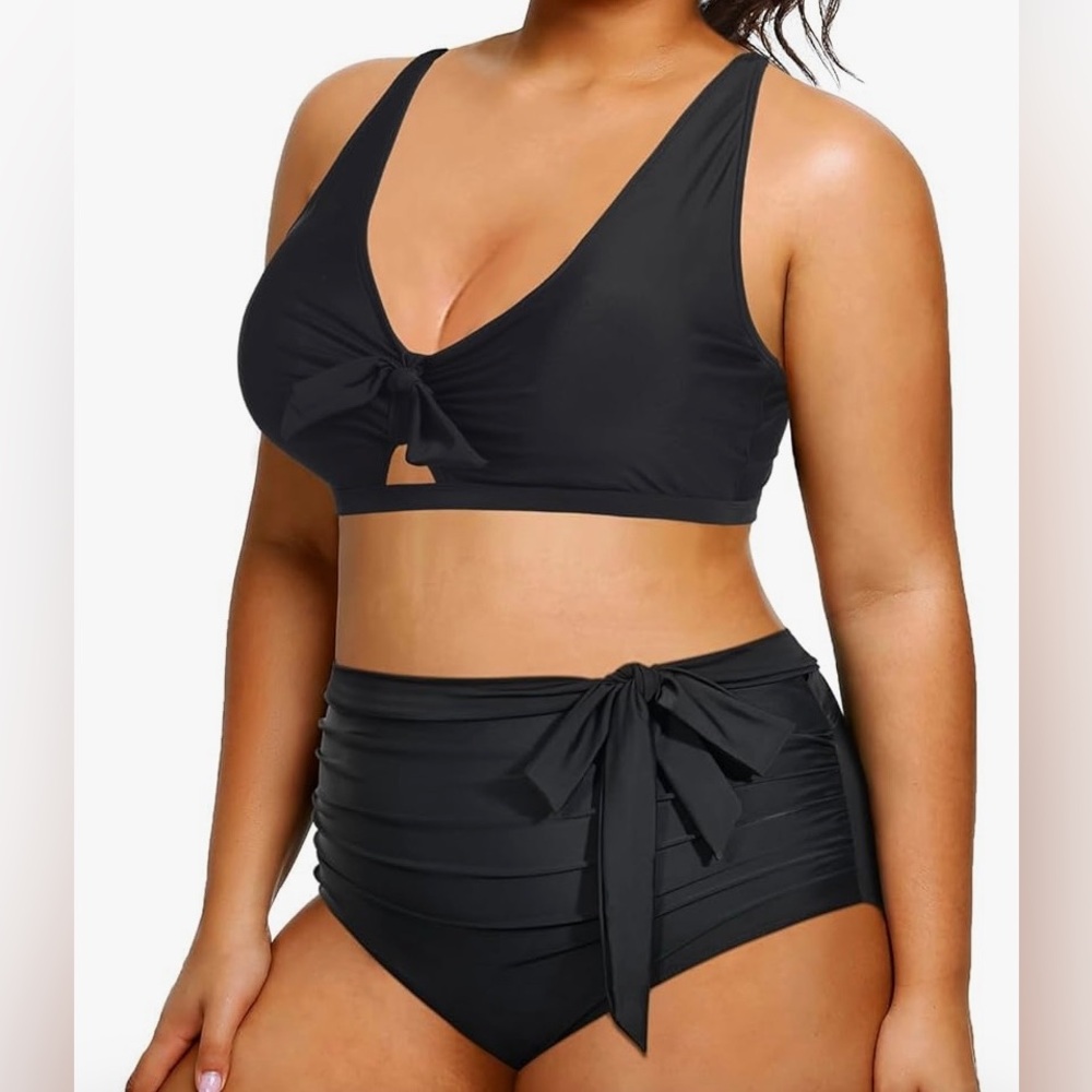 NWT 20w Womens 2 piece high waist bikini